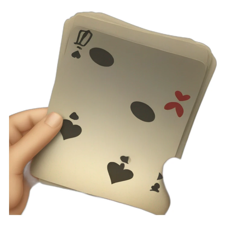 Cartas de naipes sticker