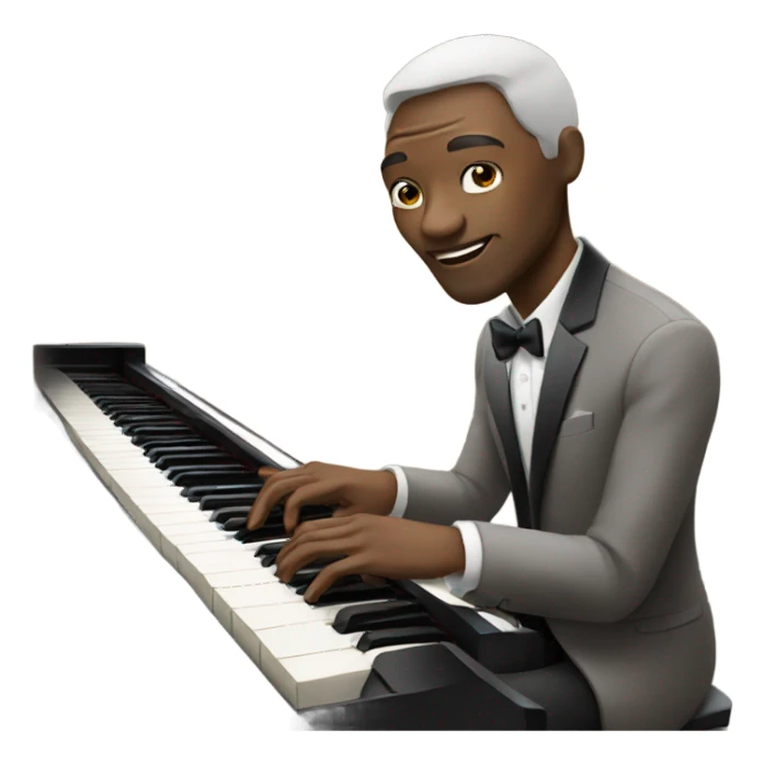jazz pianist performance  sticker