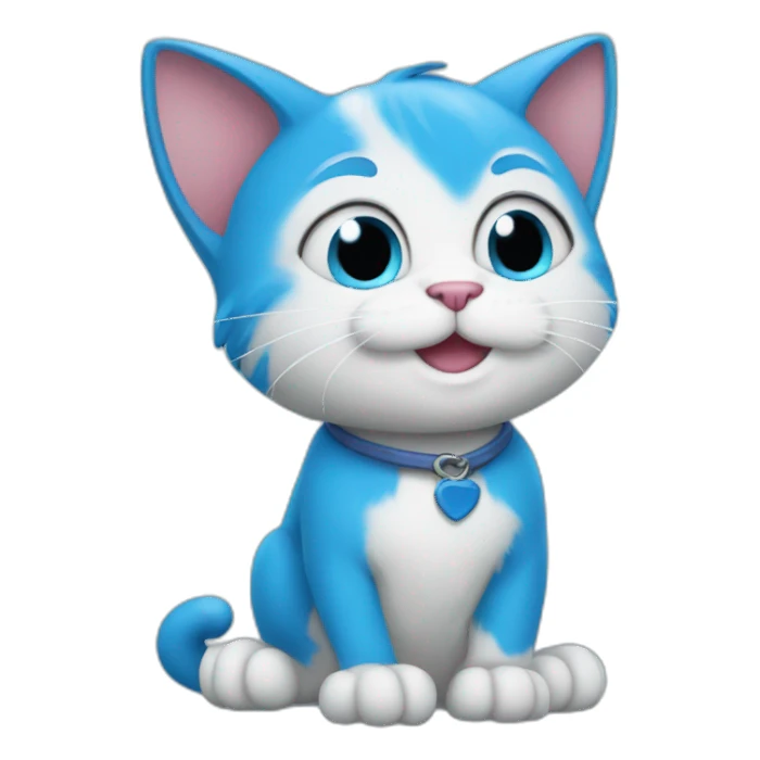 smurf cat  sticker