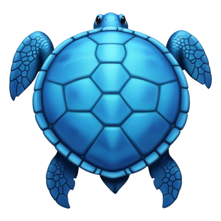 Blue turtle sticker