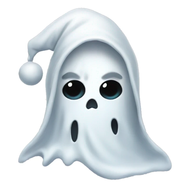 Christmas ghost sticker