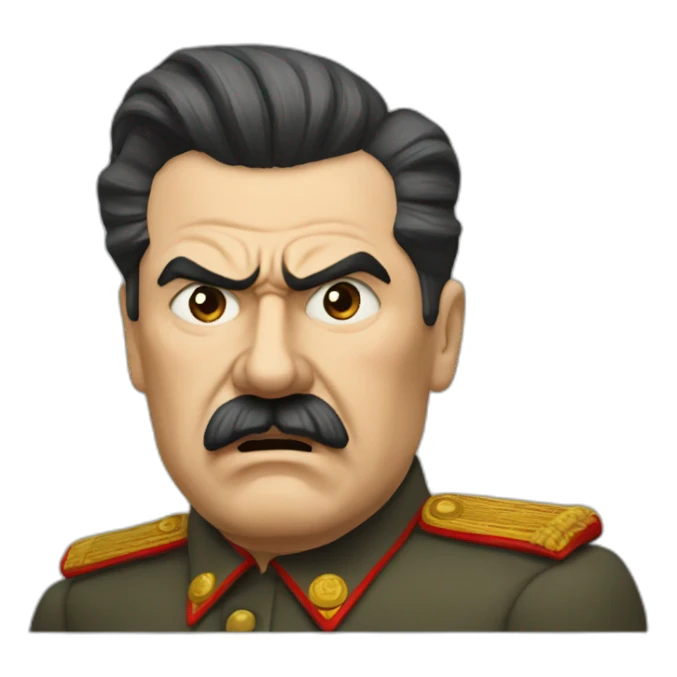 Stalin angry sticker