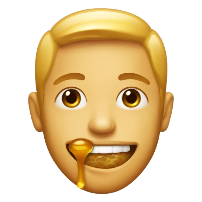 Guy with a honey tounge  sticker