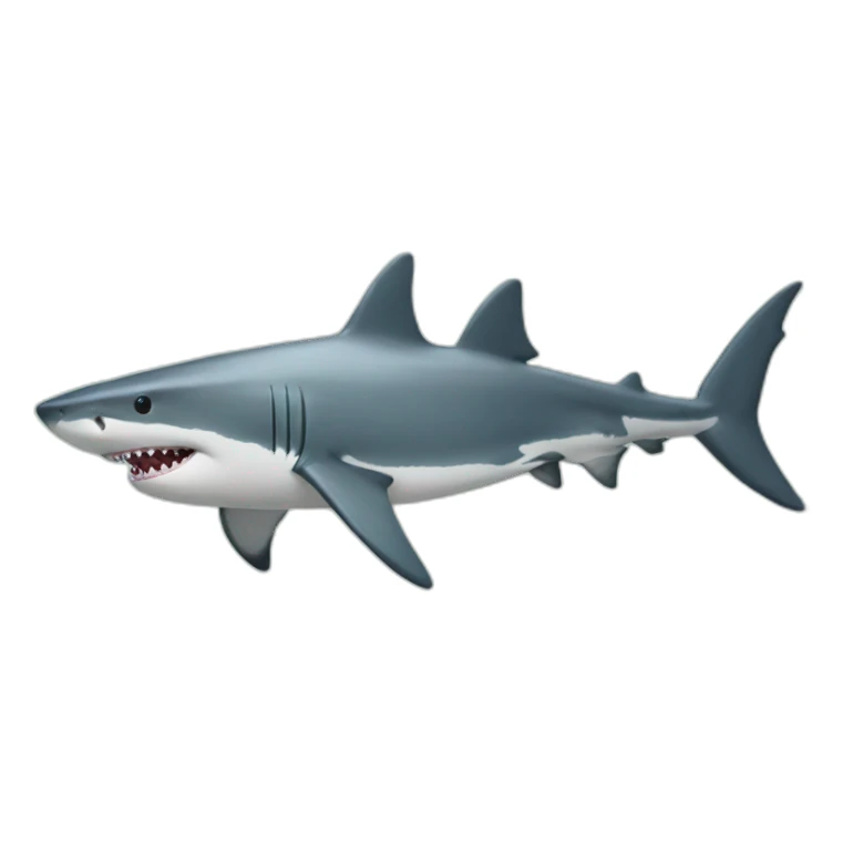 Shark walk in the school sticker