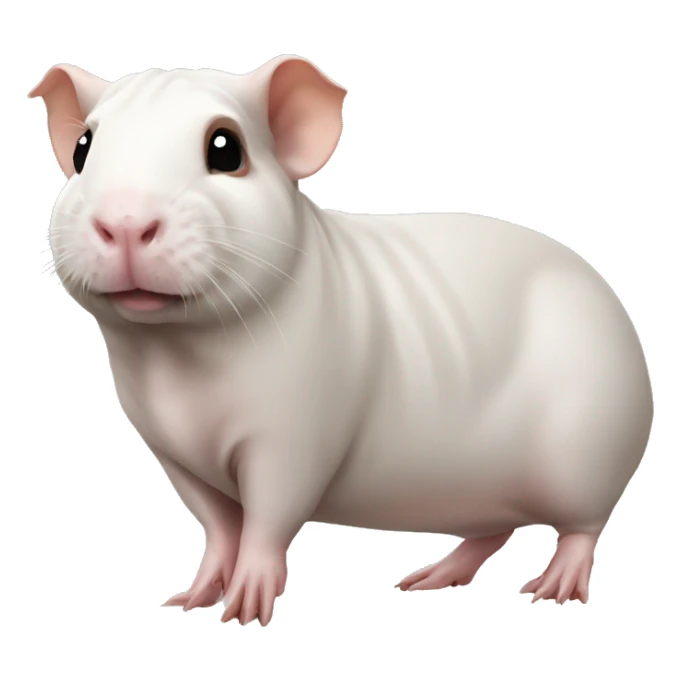 Hairless guinea pig  sticker