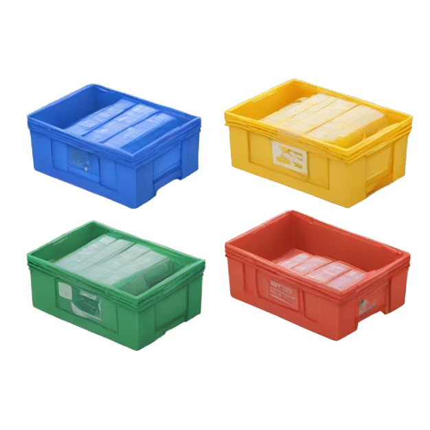 stackable plastic box euro sticker