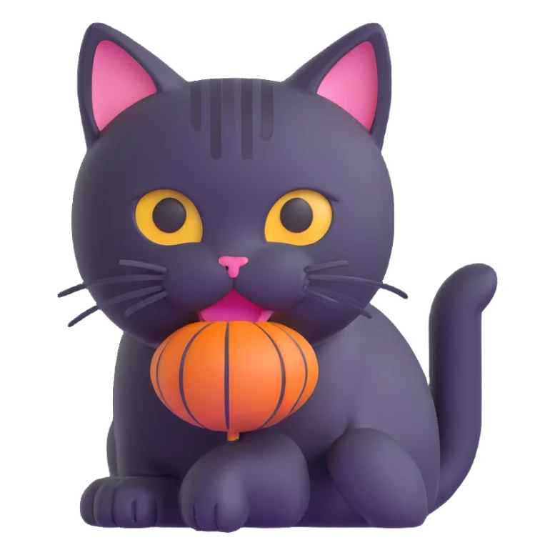 cat mewing sticker