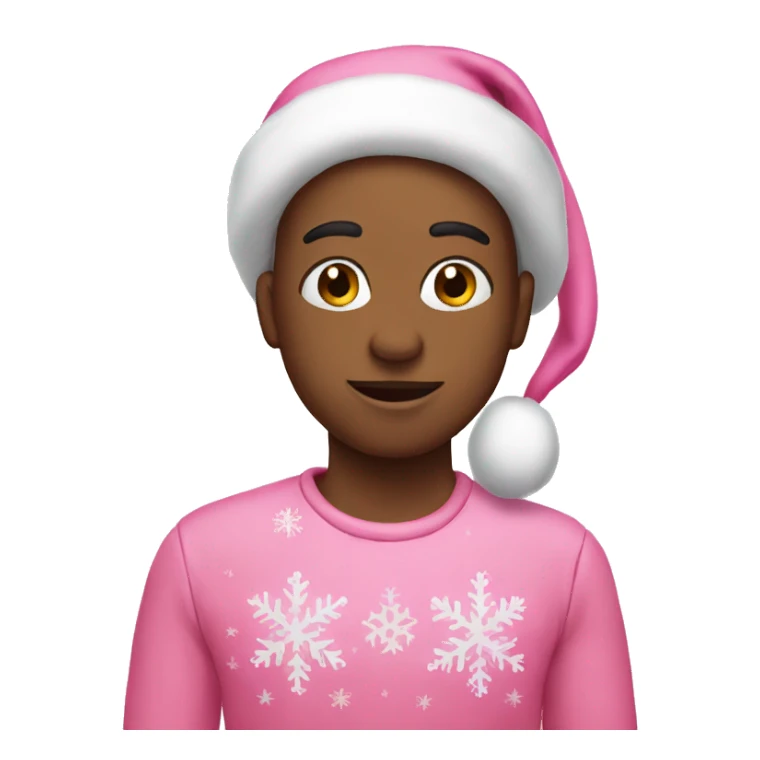 Pink Christmas  sticker