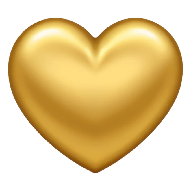 Corazón dorado  sticker