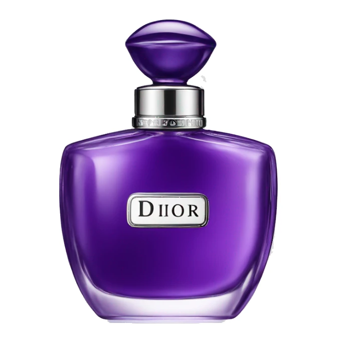 Purple Dior perfume  sticker