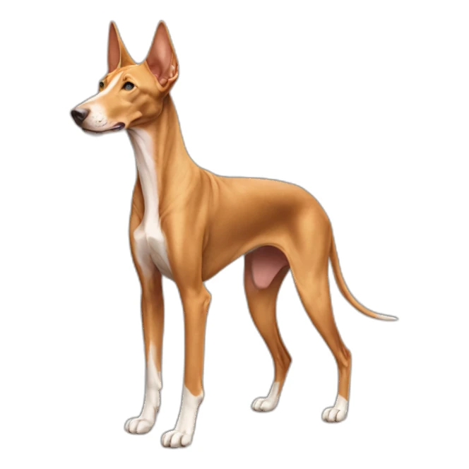 Pharaoh hound dog full body sticker