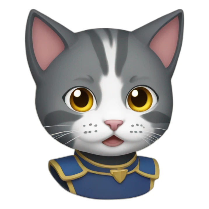 hero cat sticker