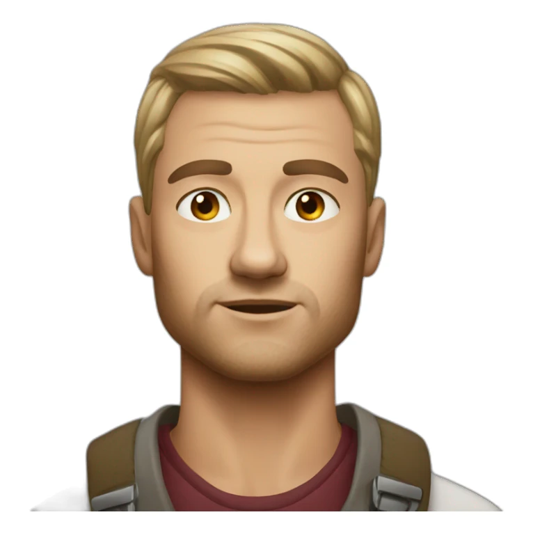 Man latvian cool look strong sticker