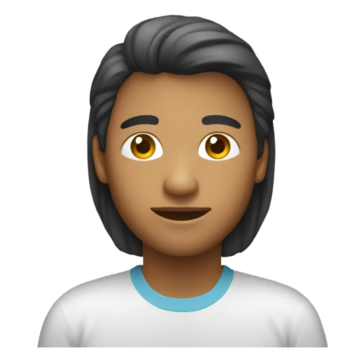 Person gradient style sticker