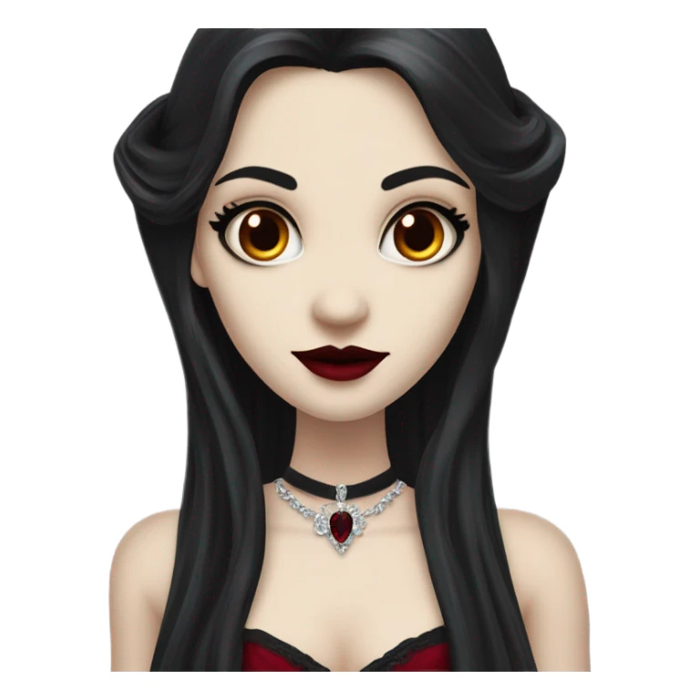 Vampire as a Disney princess sticker