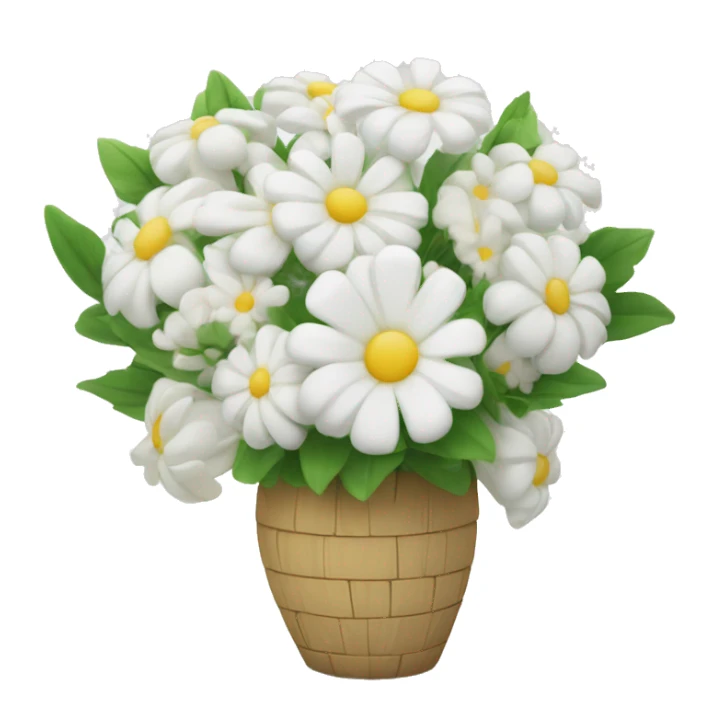 White Bouquet of flowers ￼ sticker