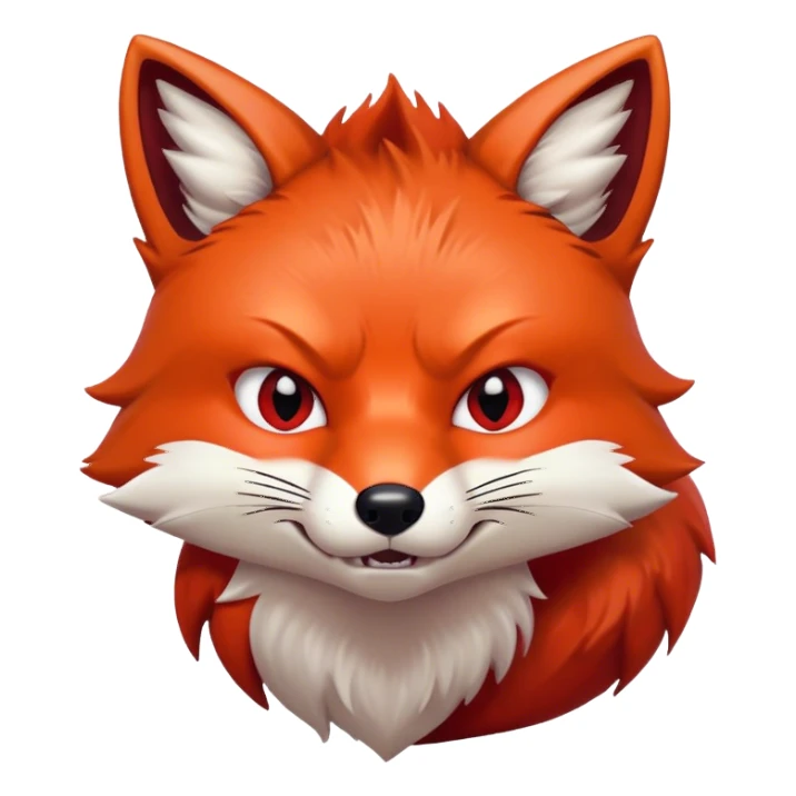 fox that is mad sticker