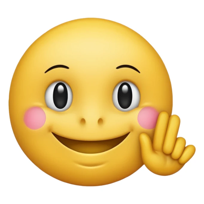 Smiley which pats in the back sticker