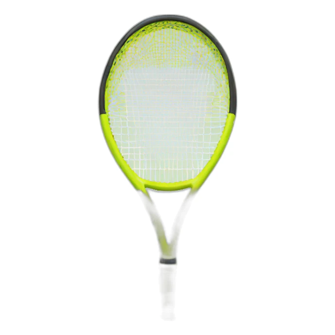 Tennis racket smiling sticker