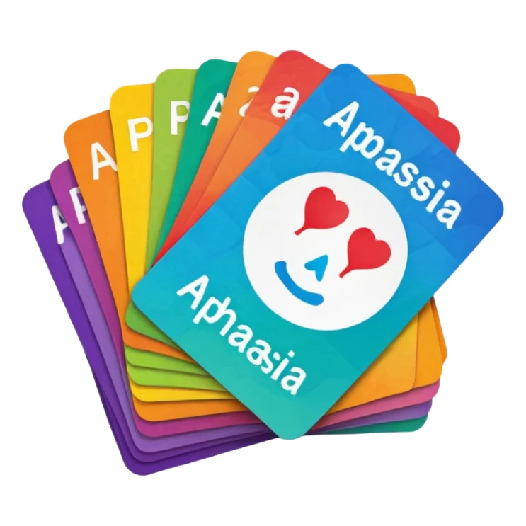 Aphasia patient cards sticker