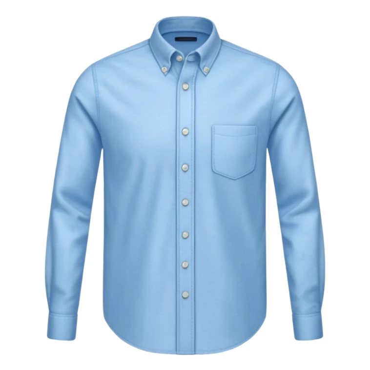 light blue oxford shirt sticker