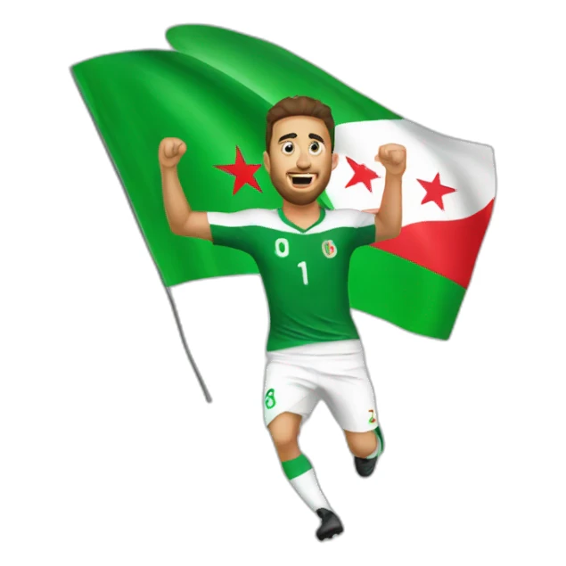 Algeria winning over Syria sticker