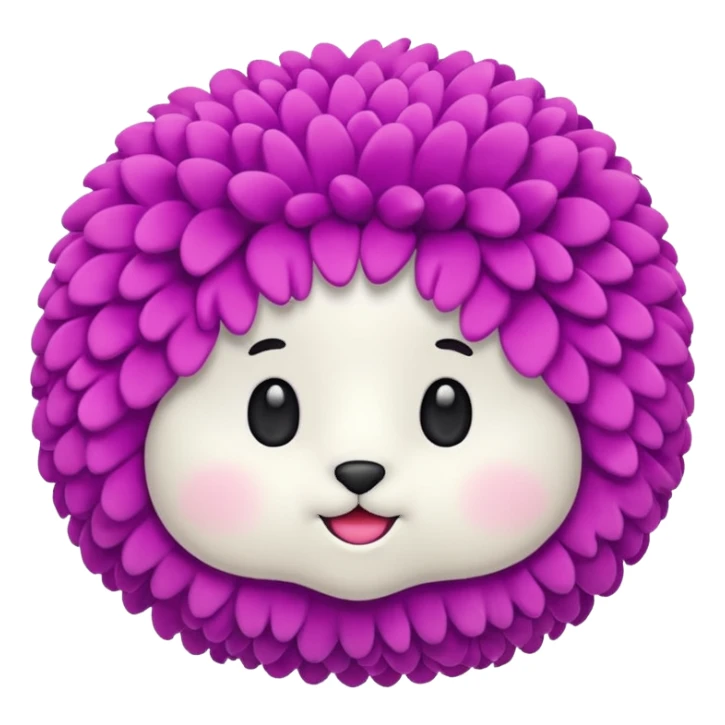 Pom poms sticker