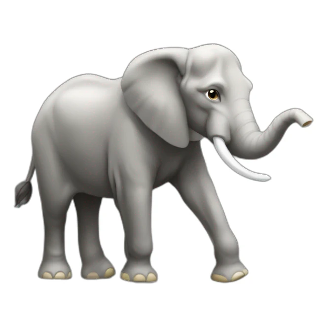 Cheval sur éléphant sticker