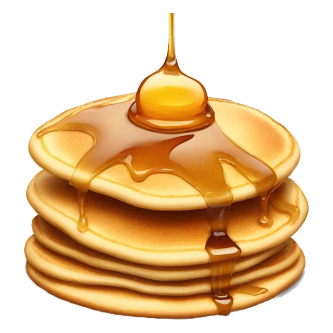 Pancakes with syrup  sticker