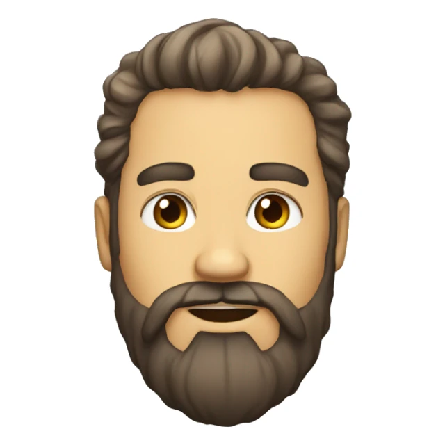 Bearded person majestic sticker