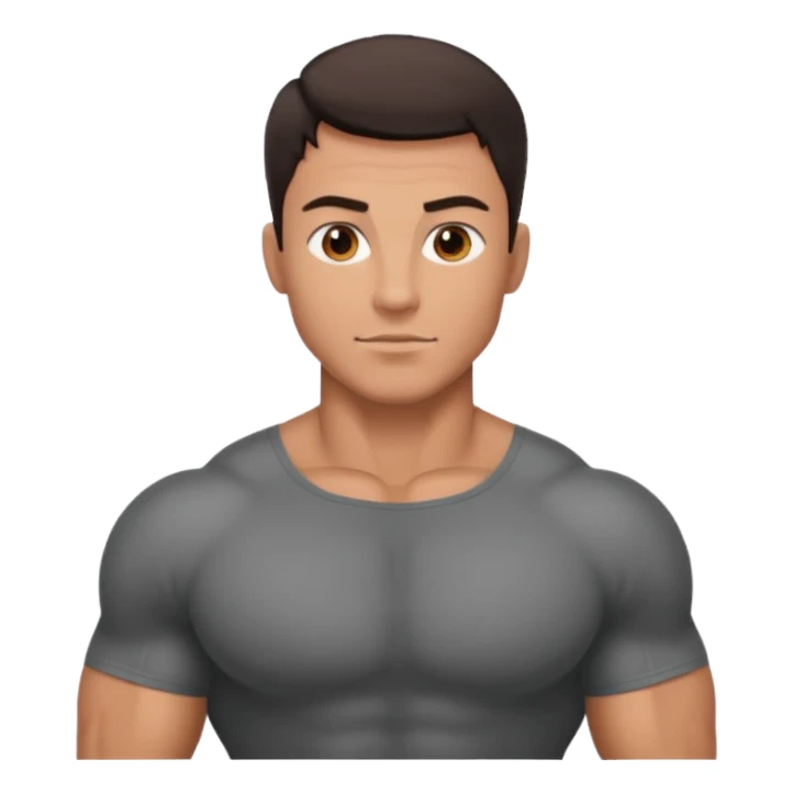 Sexy handsome muscular man sticker