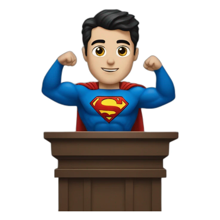 superman-and-political-pulpit sticker