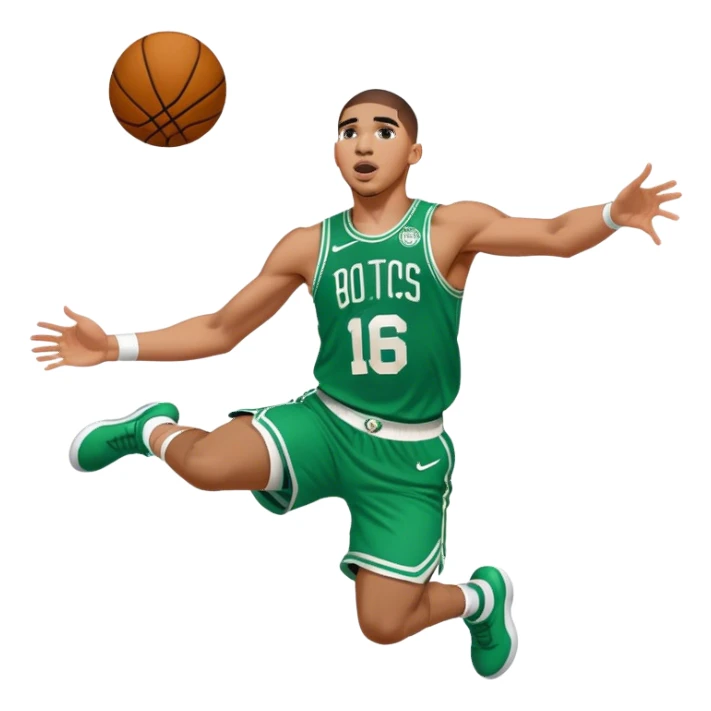 Jayson Tatum flying sticker