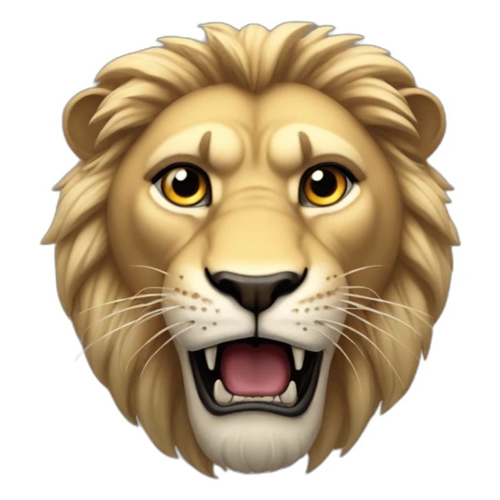 Javier Milei lion angry sticker