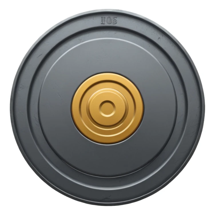 A weighted plate sticker