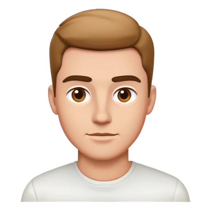 modern man white shirt sticker