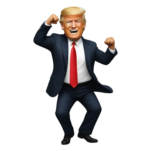 Trump dancing  sticker