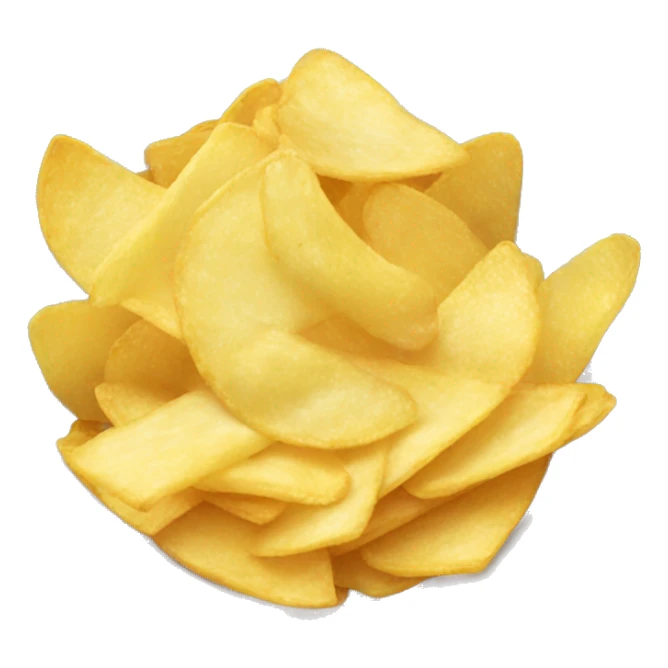 a white bowl filled with chips  sticker