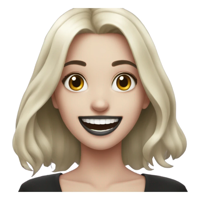 spooky smiles from pretty girls sticker