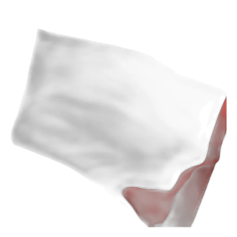 sad french flag sticker