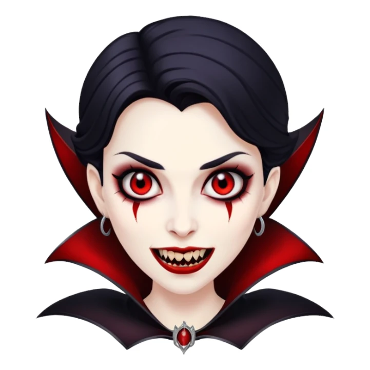 Lady vampire  sticker