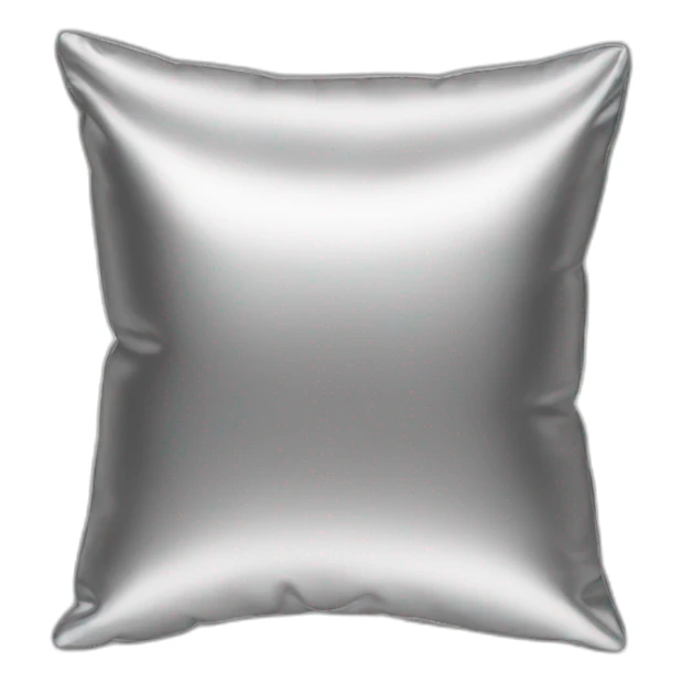 metallic pillow sticker