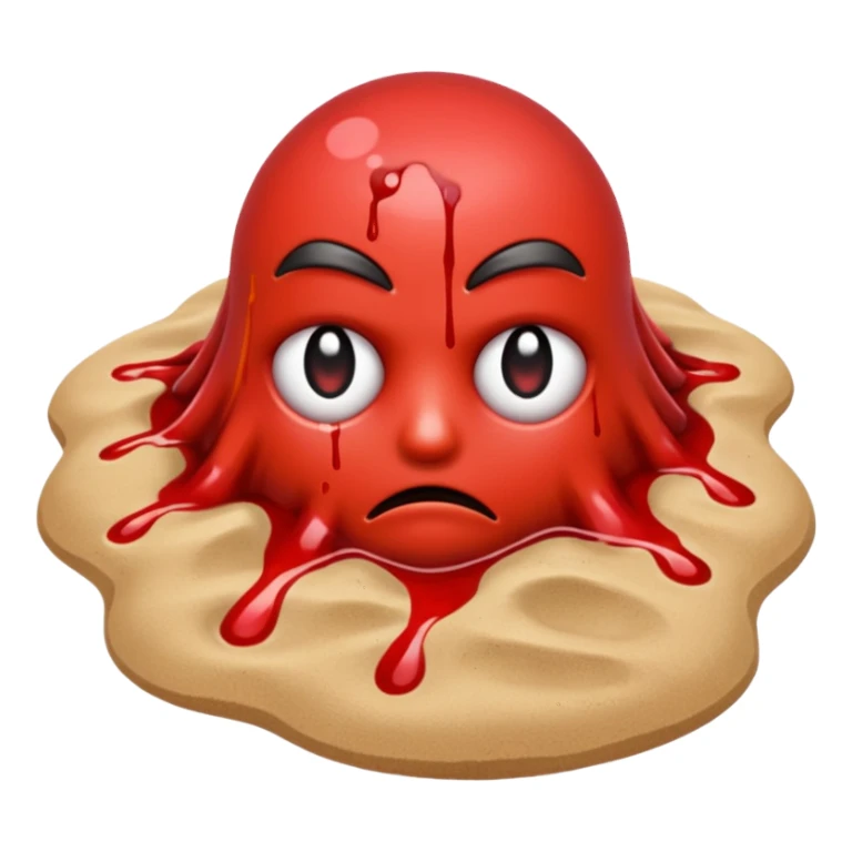 blood on sand sticker