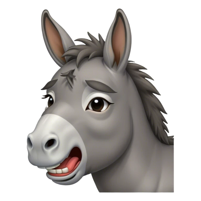 Donkey crying sticker