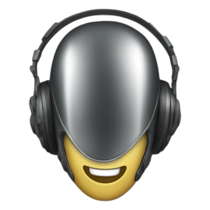 Casque de musique sticker