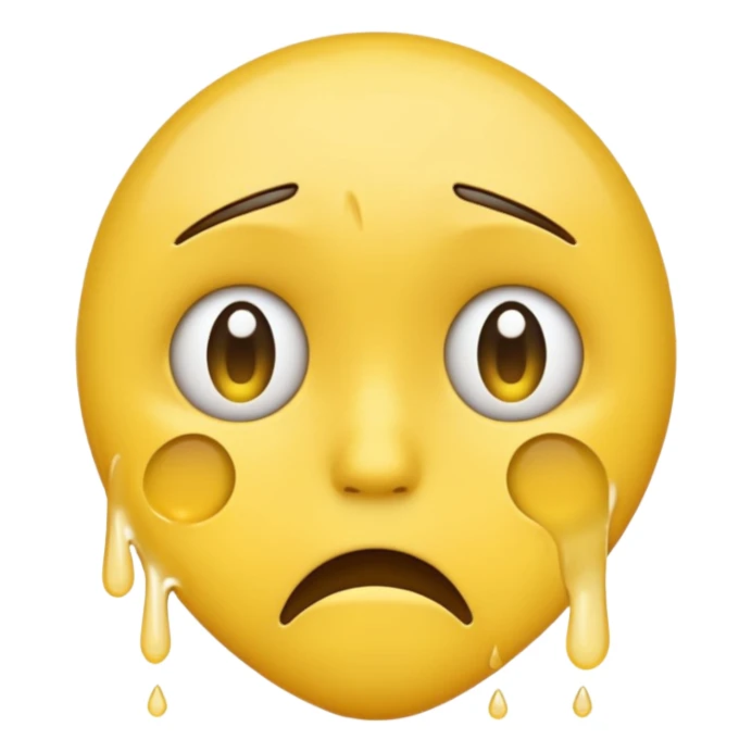 Very very sad emoji  sticker
