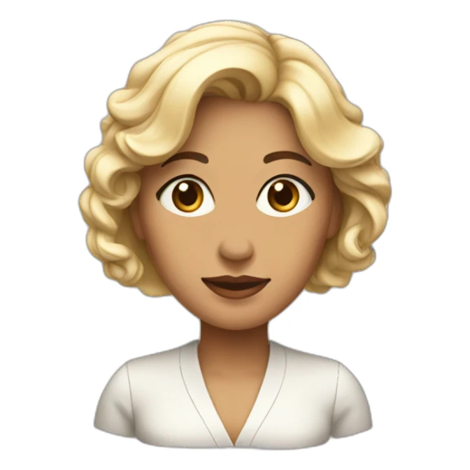 mujer-elegante-inteligente sticker