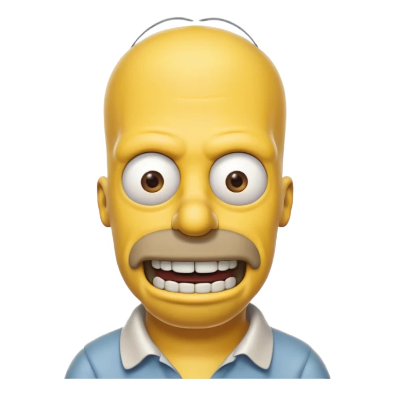 Homer Simpson  creepy sticker