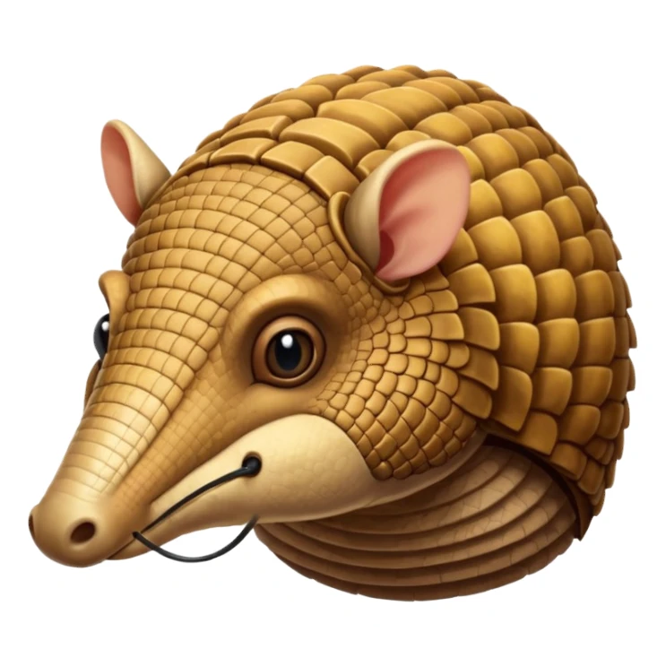 UMA CABEÇA DE TATU/ARMADILLO sticker