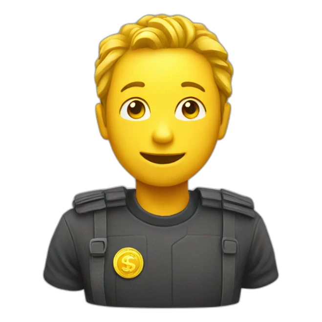 yellow coin chat  sticker